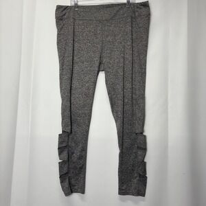 Zone Pro 3X Women's Active Athletic Leggings Workout Pants Plus Cutout